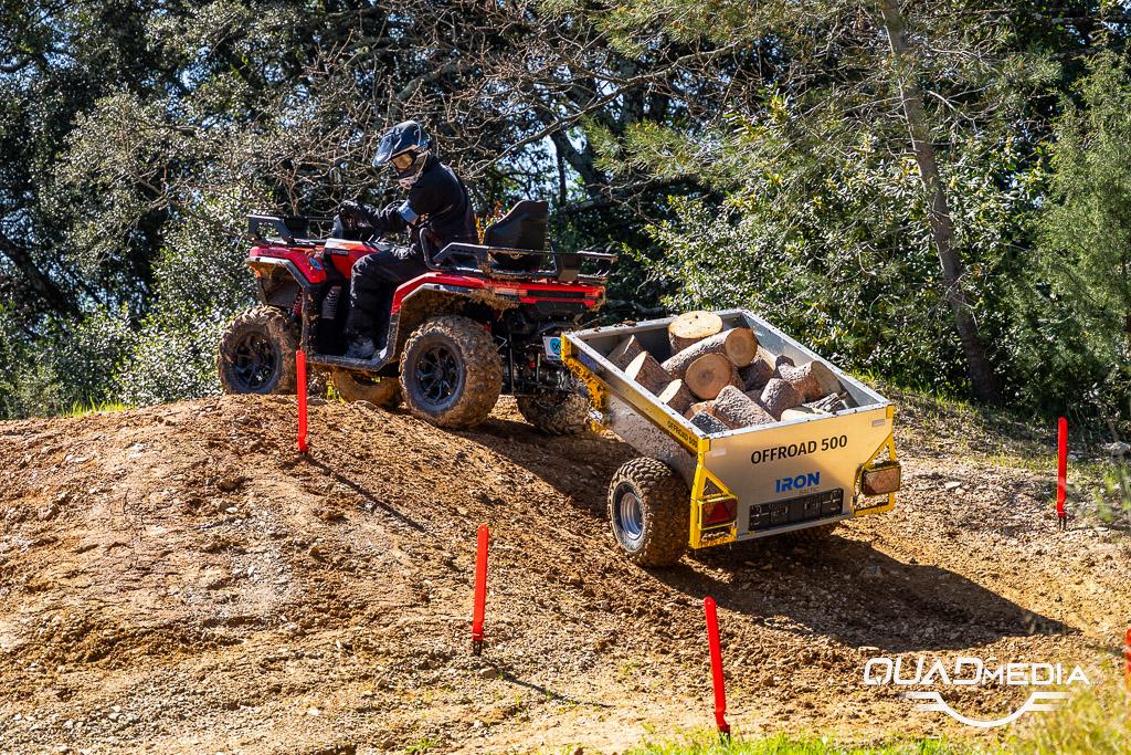 CForce C5 action 2 avec remorque