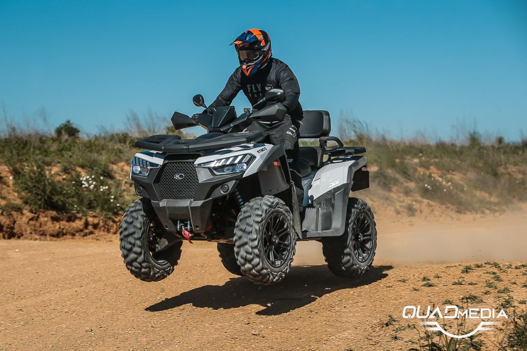 Essai Kymco MXU 700i Explorer action 3