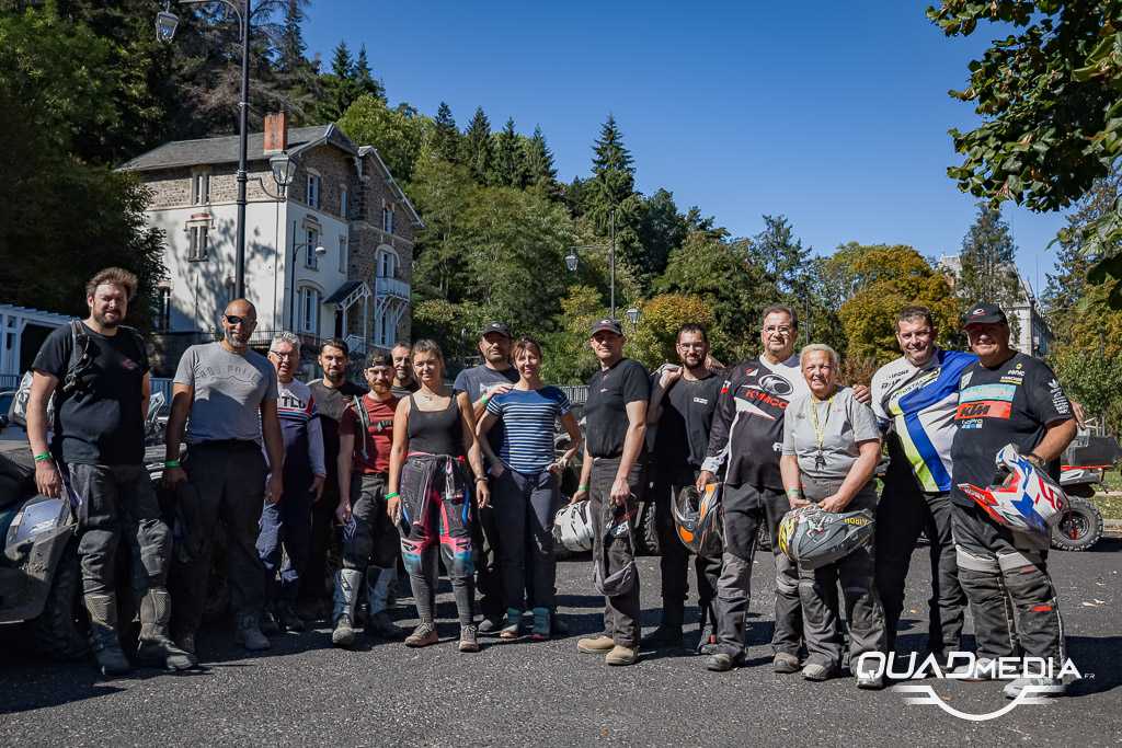 Notre groupe au 11e Kymco Evasion
